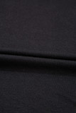 Black Flora Lace Patchwork Crew Neck T Shirt