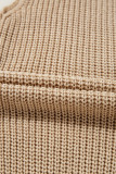 Parchment Western Cowboy Embroidery Round Neck Sleeveless Sweater