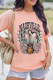 Pink NASHVILLE MUSIC CITY Guitar Graphic T Shirt