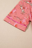 Blossom Cowgirl Country Print Pajamas Set