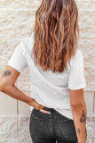 White RAISED ON COUNTRY MUSIC Western Graphic Tee