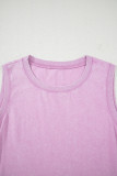 Phalaenopsis Mineral Wash Tank Mini Dress with Pockets