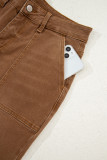Breen Cropped High Rise Wide Leg Jeans