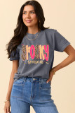 Gray Spooky Season Playful Halloween Graphic T Shirt