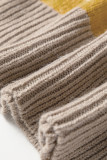 Multicolour Stripe Drop Shoulder Crew Neck Sweater