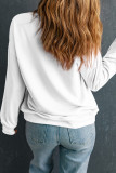 White Game Day Leopard Rugby Graphic Customized Crew Neck Sweatshirt