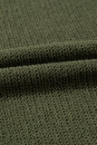 Vineyard Green Chunky Knit Raglan Sleeve Pullover Sweater