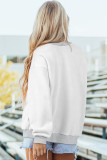 Light Grey AU/ TIGERS Reversible Printed Mock Neck Sweatshirt