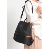 Nylon Convertible Anti‑Theft Backpack