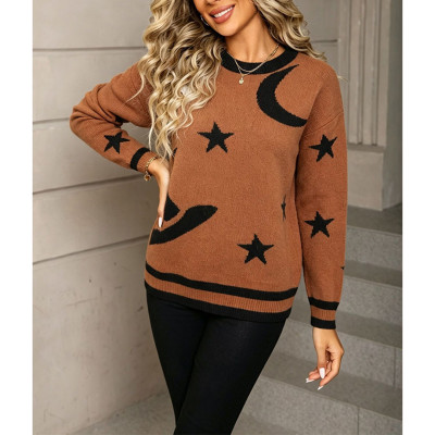 Moon Star Witch Hat Knit Sweater