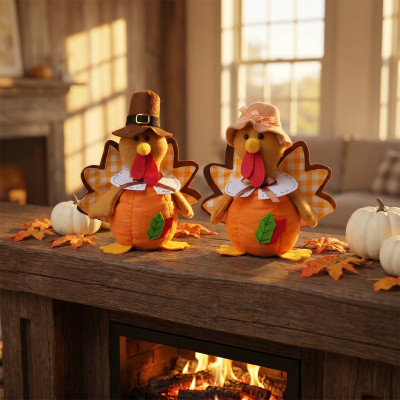 Thanksgiving Turkey Plush Ornament