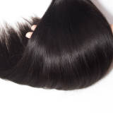 Straight Human Hair 3 Bundles Virgin Hair Weave Grade Natural Hair Extensions