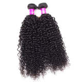 Curly Human Hair Weave 3 Bundles 100% Virgin Human Hair Bundles Curly Wave Hair