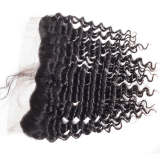Deep Wave Curly 13*4 Lace Frontal Closure Human Hair Extensions