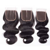 Body Wave Hair 4 Bundles With Closure Grade Virgin Hair Wavy Human Hair Bundles With Closure