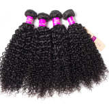 4 Bundles Jerry Curly Virgin Hair With Frontal 100% Remy Virgin Human Hair Bundles Jerry Curly Hair With 13*4 Frontal