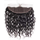 Wet and Wavy Hair with Frontal Human Hair 4 Bundles Water Wavy Hair Extensions