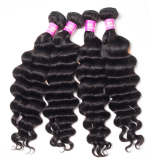 Loose Deep Wave Virgin Hair 4 Bundles 100% Remy Virgin Hair Bundles Loose Deep Curly Weave Human Hair Extension