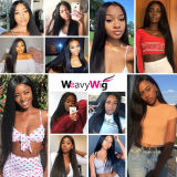 Straight 360 Lace Frontal Wigs Baby Hair Human Hair Wigs