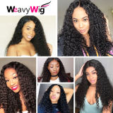 Deep Wave 13×4 Lace Front Wigs Curly Virgin Human Hair Wigs