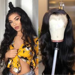 Body Wave 13×4 Lace Front Wigs Pre Plucked Human Hair Wigs, 100% Virgin Human Hair Wigs