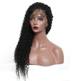 Deep Wave Full Lace Wigs Baby Hair Human Hair Wigs