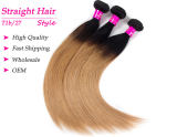 Best Quality Straight Hair Color T1b/27 Honey Blonde 3 Bundles Straight Virgin Hair