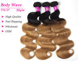 Ombre Hair Color 1B/27 Body Wave 3 Bundles Best Hair