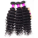 Wholesale Virgin Hair Deep Wave 100% Unprocessed Human Hair Extensions Bundle
