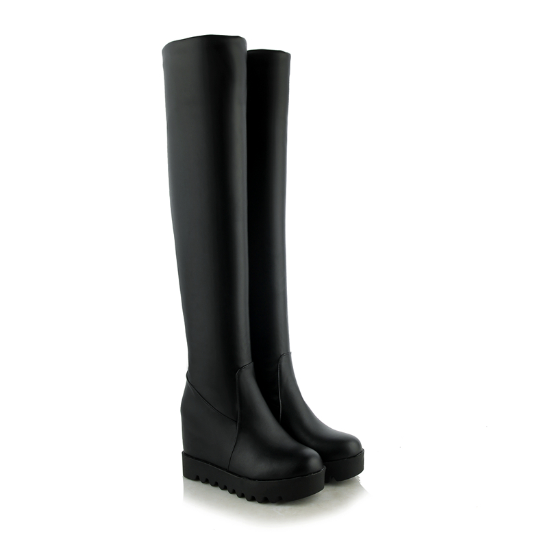 flat bottom knee high boots