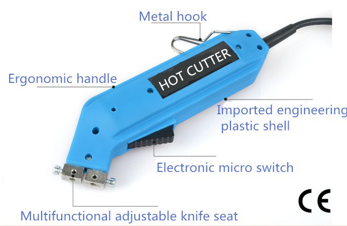Electric Knife Hot Melting Cutter Cloth Ribbon Heating Foam Cutting Tool  Kits PVC Rope Nylon Rope