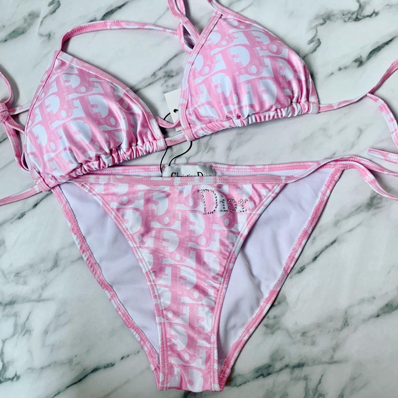 pink dior swimsuit