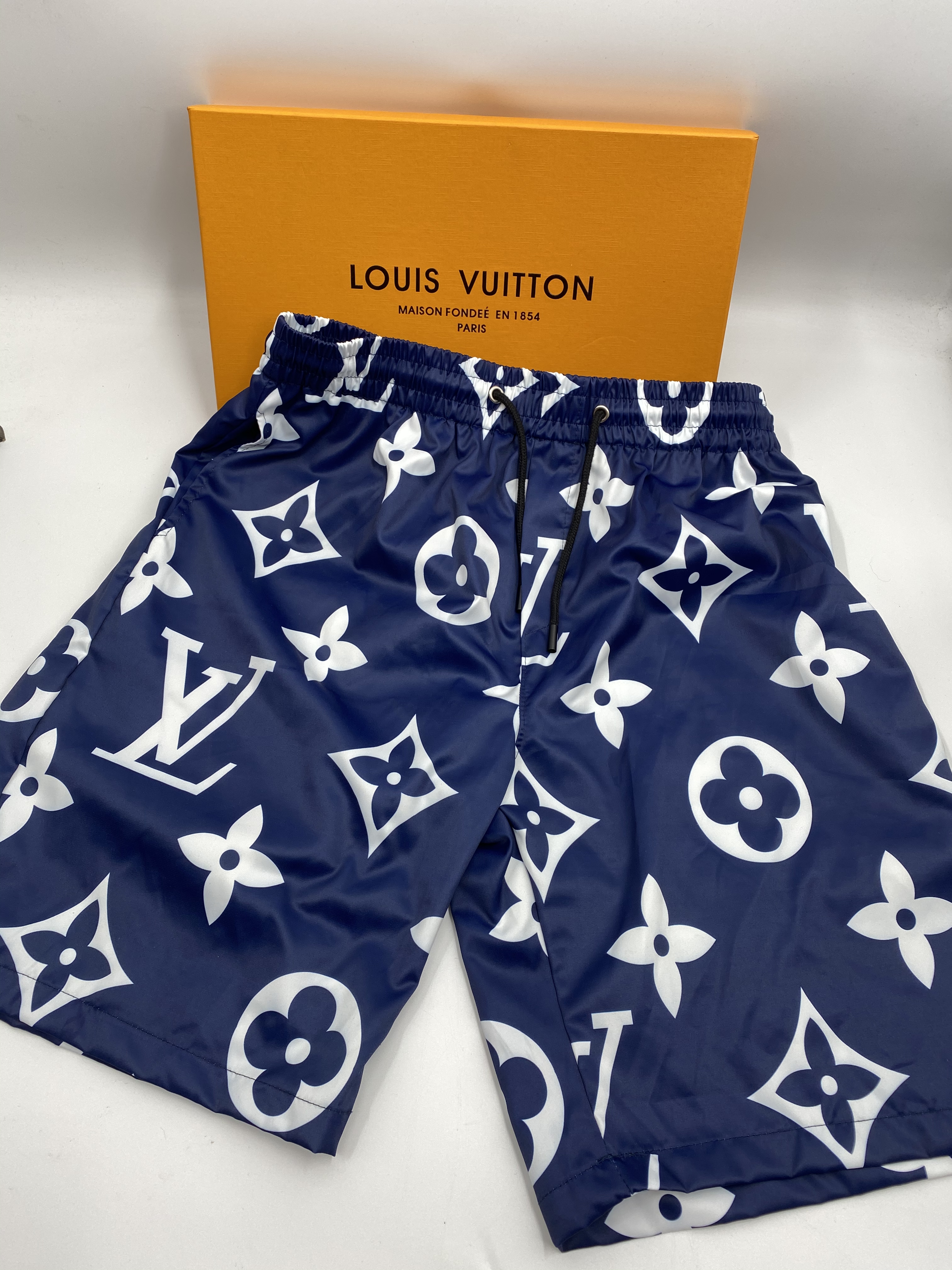 Louis Vuitton 2021 LV Monogram Swim Trunks w/ Tags - Neutrals