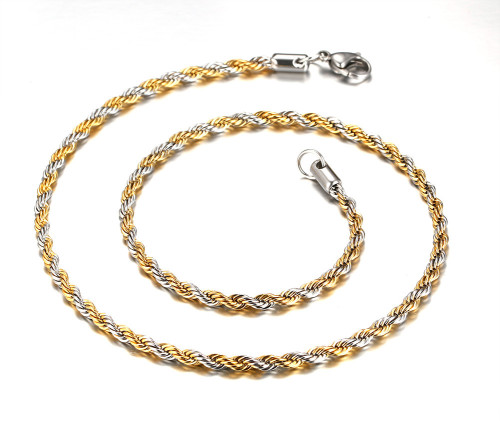 Wholesale Stainless Steel Rope Necklace for Smazon