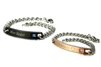 Wholesale Stainless Steel Couple Bracelet for Him and Her