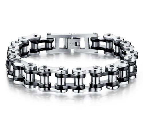 Wholesale Stainless Steel Mens Motorcycle Chain Bracelet