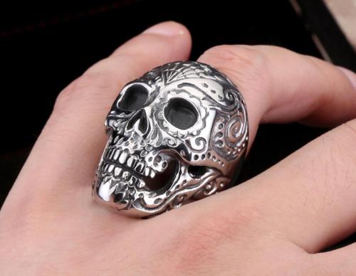 Wholesale Stainless Steel Skull Ring Jewelry