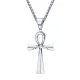Wholesale Stainless Steel Egyptian Ankh Cross Necklaces