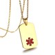 Wholesale Stainless Steel Classic Engravable Medical Dog Tag