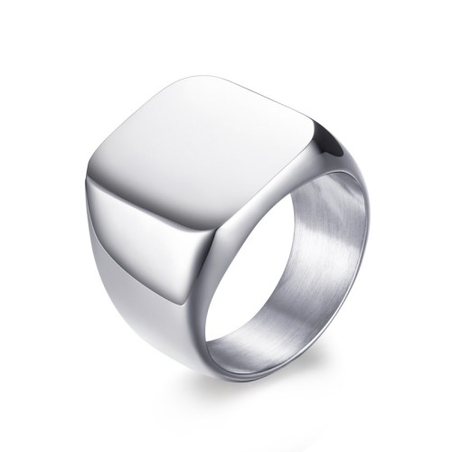Wholesale Stainless Steel Classic Engravable Signet Ring