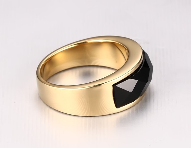 Wholesale Stainless Steel Onyx Rings for Sale