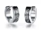 Wholesale Stainless Steel Mens Maze Hoop Earring