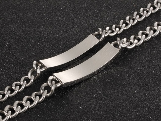 Wholesale Stainless Steel 'Real Love' Couple Bracelets