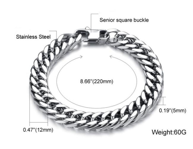 Wholesale Stainless Steel Classic Mens Bracelet