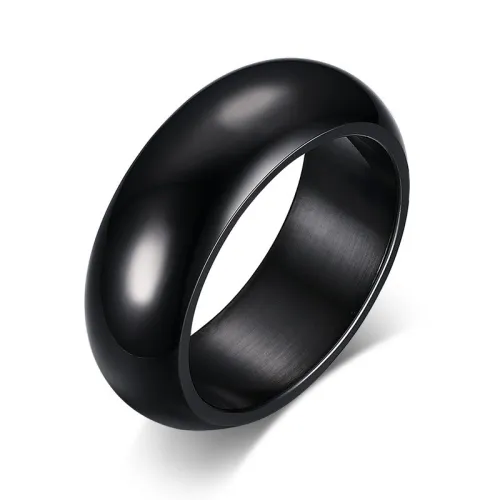 Wholesale Stainless Steel Clssic High Polished Dome Ring