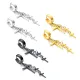 Wholesale Stainless Steel Cross Dangle Huggie Earrings