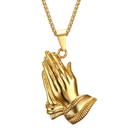 Wholesale Stainless Steel Gold Buddha's-hand Pendants