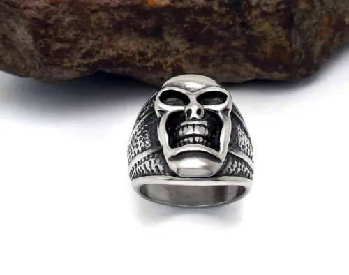 Wholesale Stainless Steel Women Skull Rings