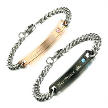Wholesale Stainless Steel His and Hers Couple Bracelet