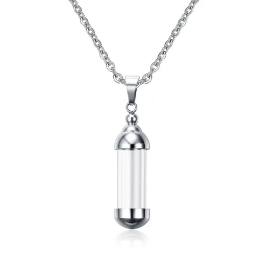 Wholesale Stainless Steel Perfume Bottle Pendant